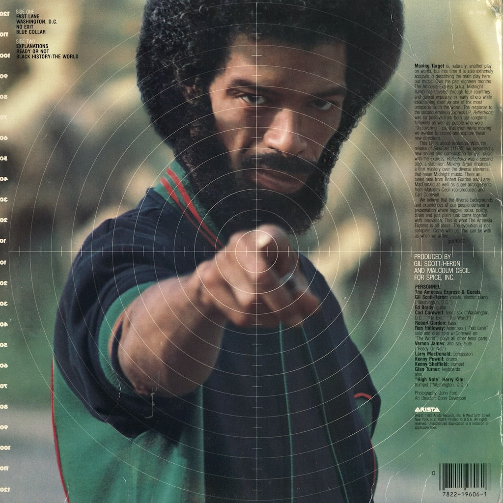 Gil Scott Heron / ギル・スコット・ヘロン / Moving Target (AL 9606)