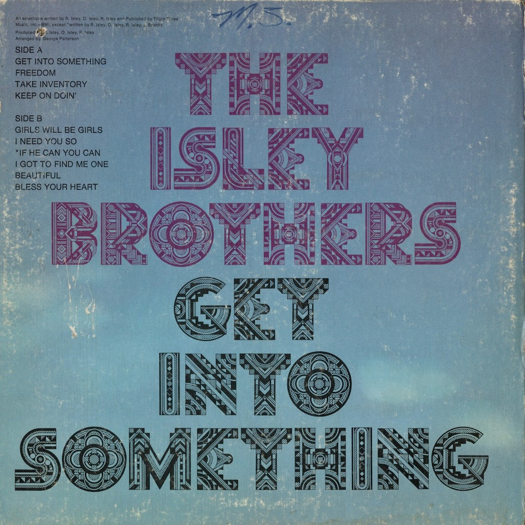 The Isley Brothers – Get Into Something (TNS 3006) LP 1969 US T-Neck | 中古LP