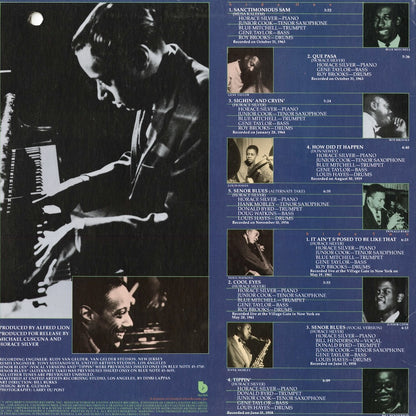 Horace Silver - Sterling Silver (BN-LA945-H) 1979 US Blue Note｜中古LP