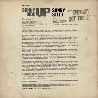 Sonny Stitt – Sonny Side Up (LP 2245) LP 1960 US Royal Roost｜中古LP