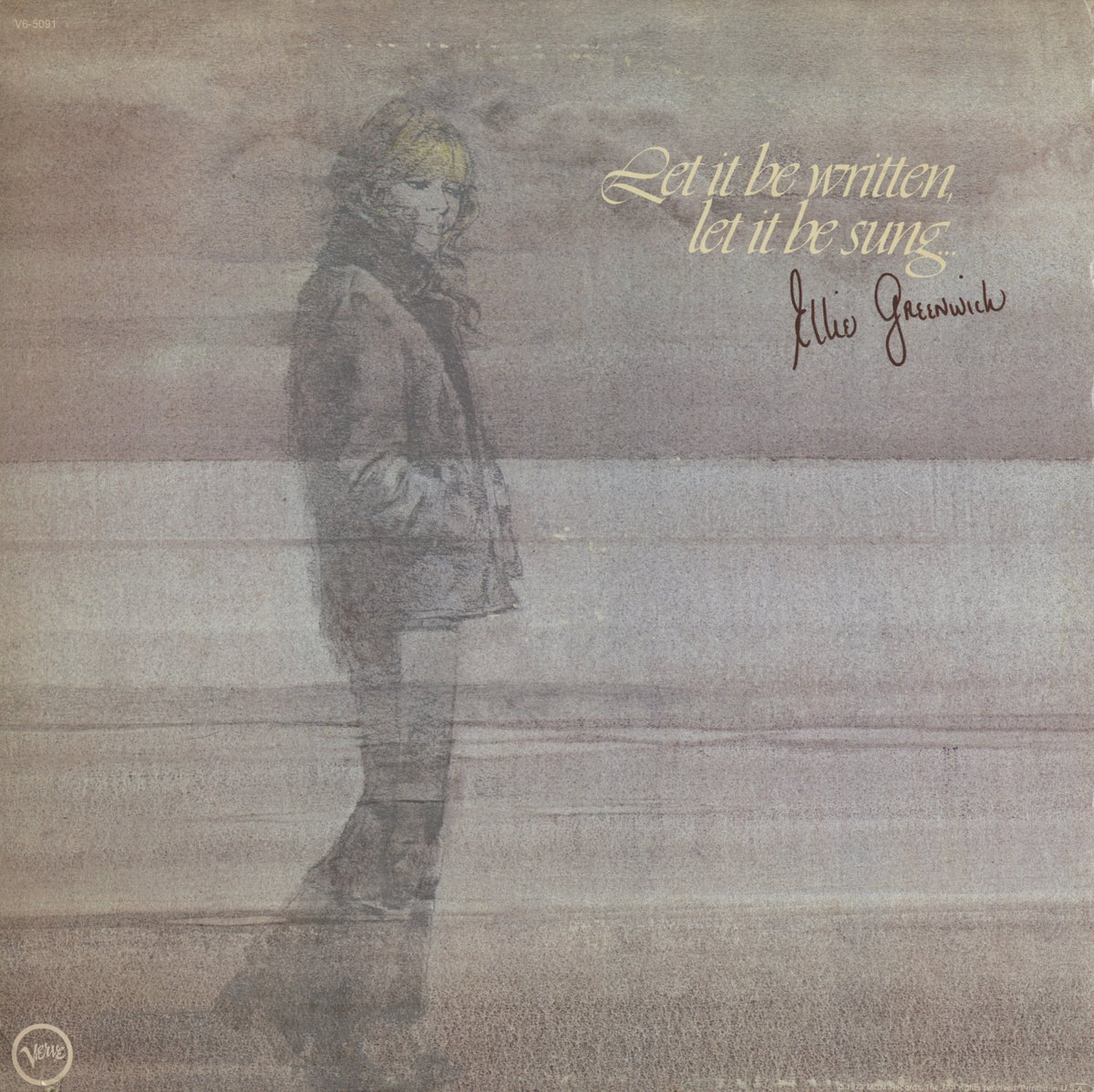Ellie Greenwich - Let It Be Written, Let It Be Sung (V6 5091) 1973 US Verve｜中古LP