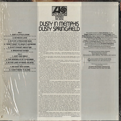 Dusty Springfield / ダスティ・スプリングフィールド / Dusty In Memphis (SD 8214)