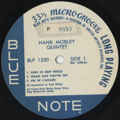 Hank Mobley / ハンク・モブレー / Hank Mobley Quintet (BLP 1550)