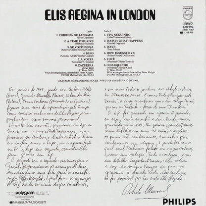 Elis Regina / In London (none) EU LP｜中古LP
