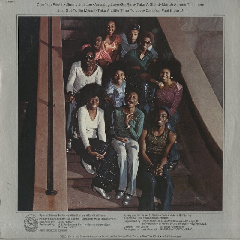 The Voices Of East Harlem / ヴォイセズ・オブ・イースト・ハーレム / Can You Feel It (JSS-3504)