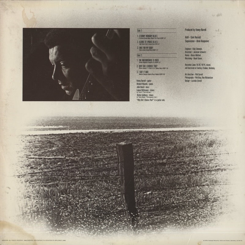 Kenny Burrell / ケニー・バレル / Stormy Monday (F-9558)