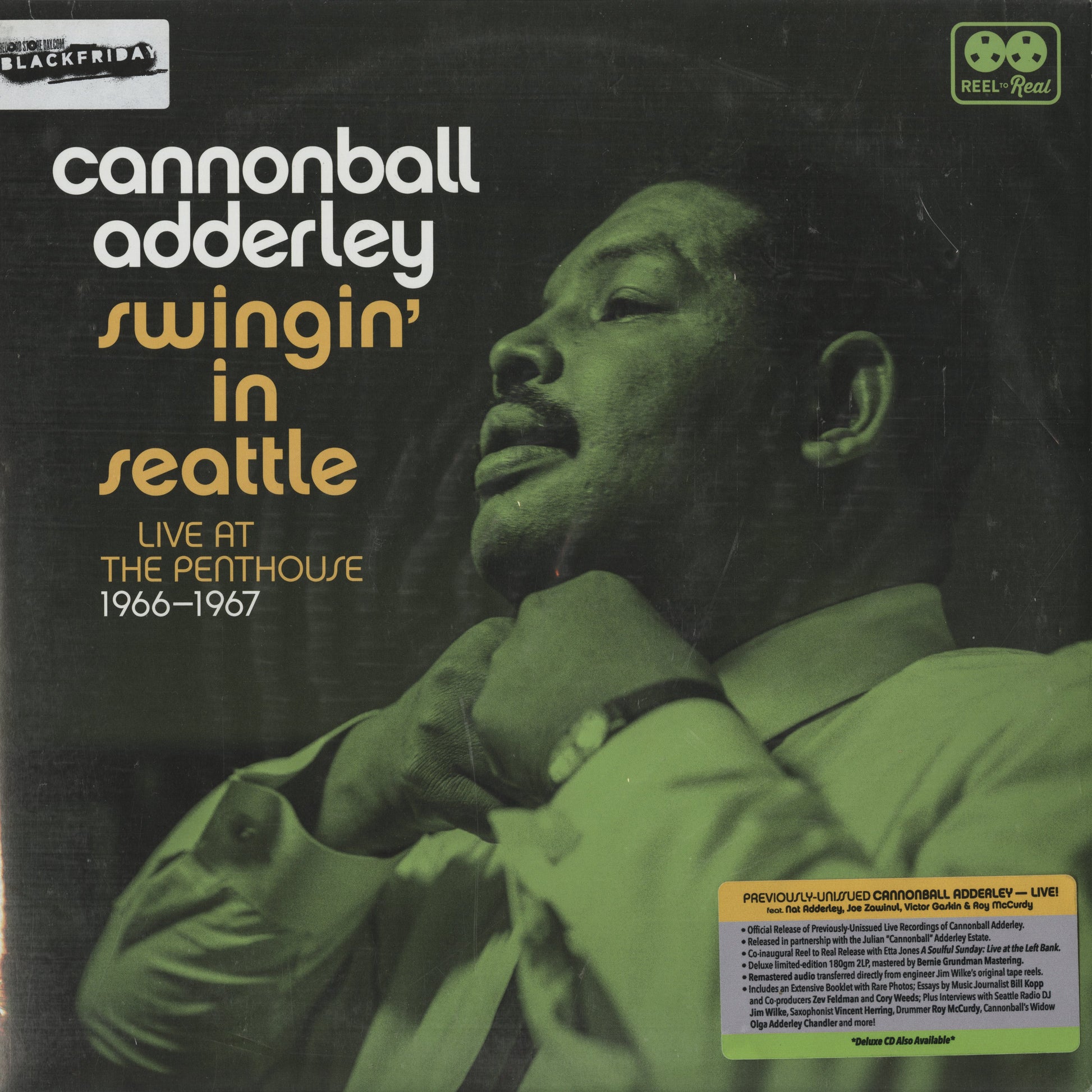 Cannonball Adderley - Swingin' In Seattle: Live At The Penthouse (RTRLP001) Reel To Real