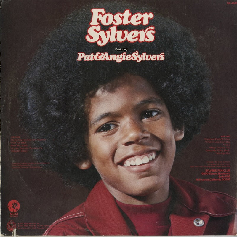 Foster Sylvers / フォスター・シルヴァース / Foster Sylvers Featuring Pat & Angie Sylvers (SE-4935)