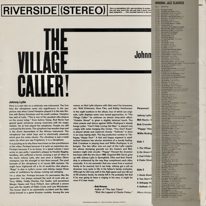 Johnny Lytle - The Village Caller! (OJC-110) LP 1984 US Riverside｜中古LP