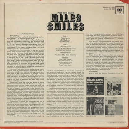 Miles Davis / マイルス・デイヴィス / Miles Smiles -MONO (CL 2601)