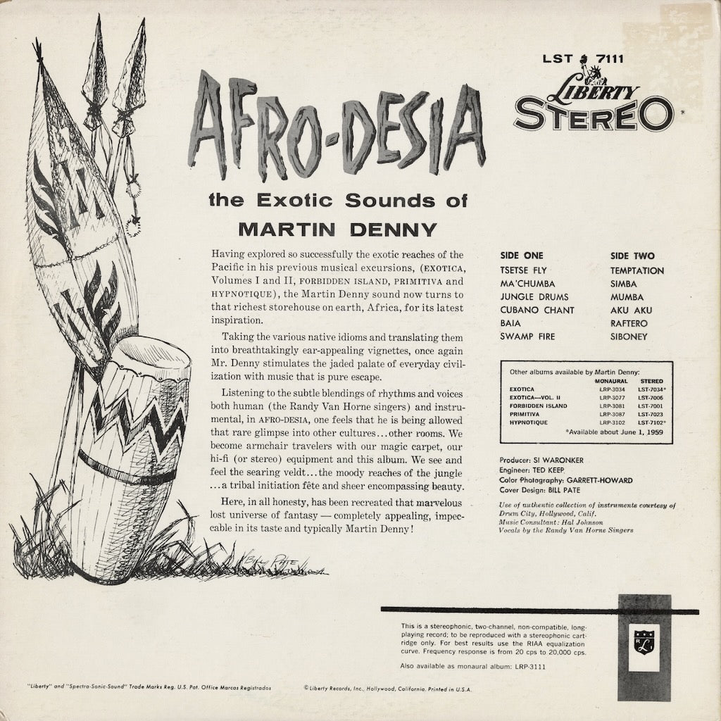 Martin Denny / マーチン・デニー / Afro Desia (LST7111)