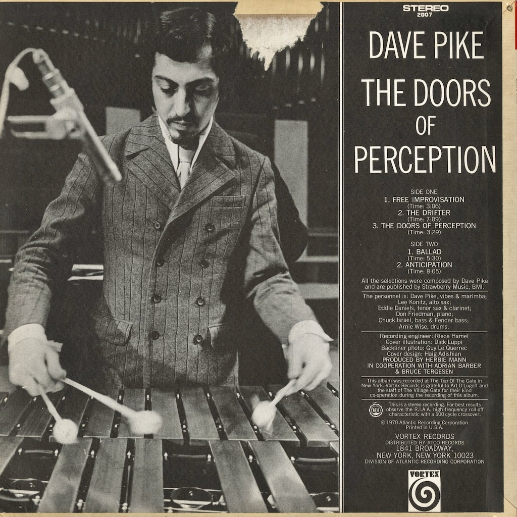 Dave Pike - The Doors Of Perception (2007) 1970 US Vortex｜中古LP