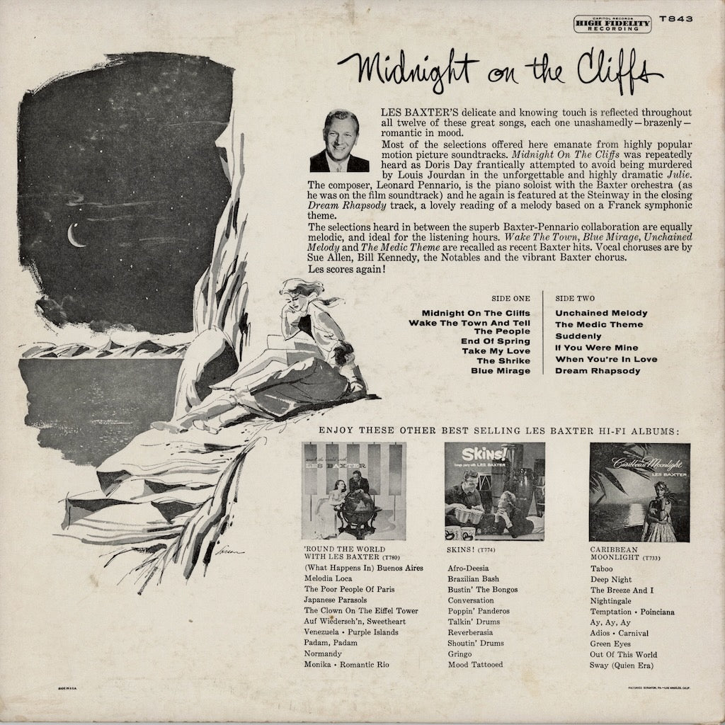 Les Baxter / レス・バクスター / Midnight On The Cliffs (T-843)