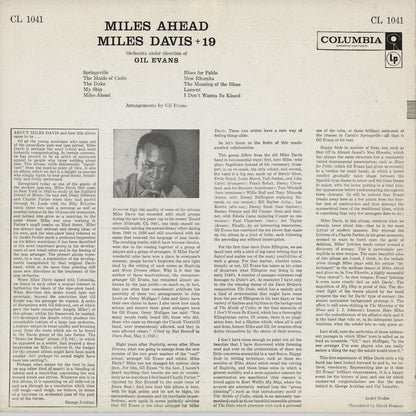 Miles Davis - Miles Ahead (CL 1041) 1957 US Columbia｜中古LP