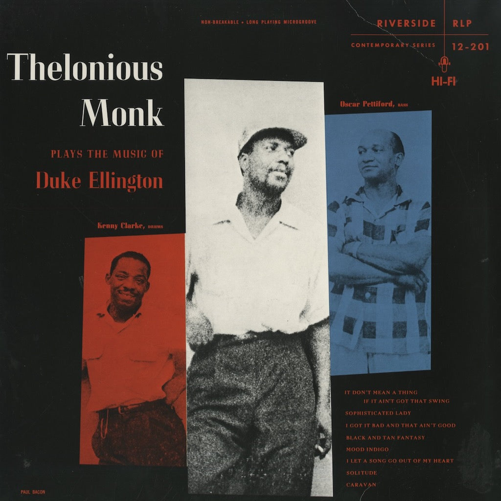 Thelonious Monk / セロニアス・モンク / Plays The Music Of Duke Ellington (RLP-201)