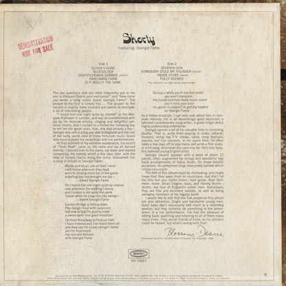 Georgie Fame - Shorty Featuring Georgie Fame (BN 26563) 1970 US Epic｜中古LP