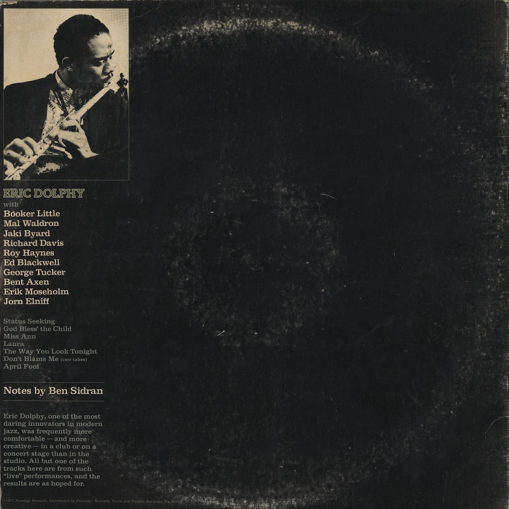 Eric Dolphy / エリック・ドルフィ / Status (P-24070)