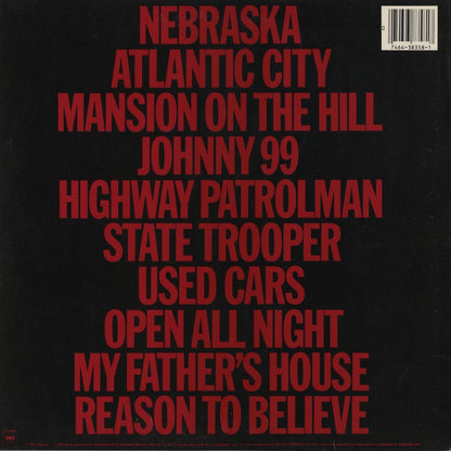 Bruce Springsteen - Nebraska (TC38358) 1982 US Columbia｜中古LP