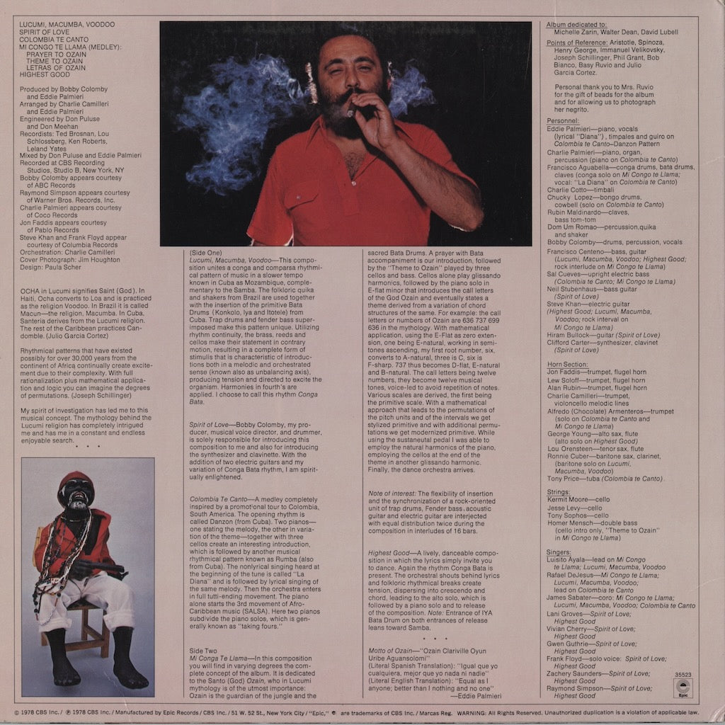 Eddie Palmieri / エディ・パルミエリ / Lucumi Macumba Voodoo (JE35523)