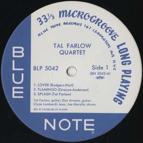 Tal Farlow / タル・ファーロウ / Tal Farlow Quartet (BN 5042)