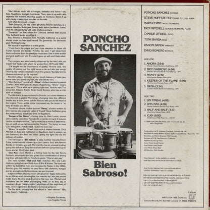 Poncho Sanchez – Bien Sabroso! (CJP-239) LP 1984 US Concord Jazz Picante | 中古LP