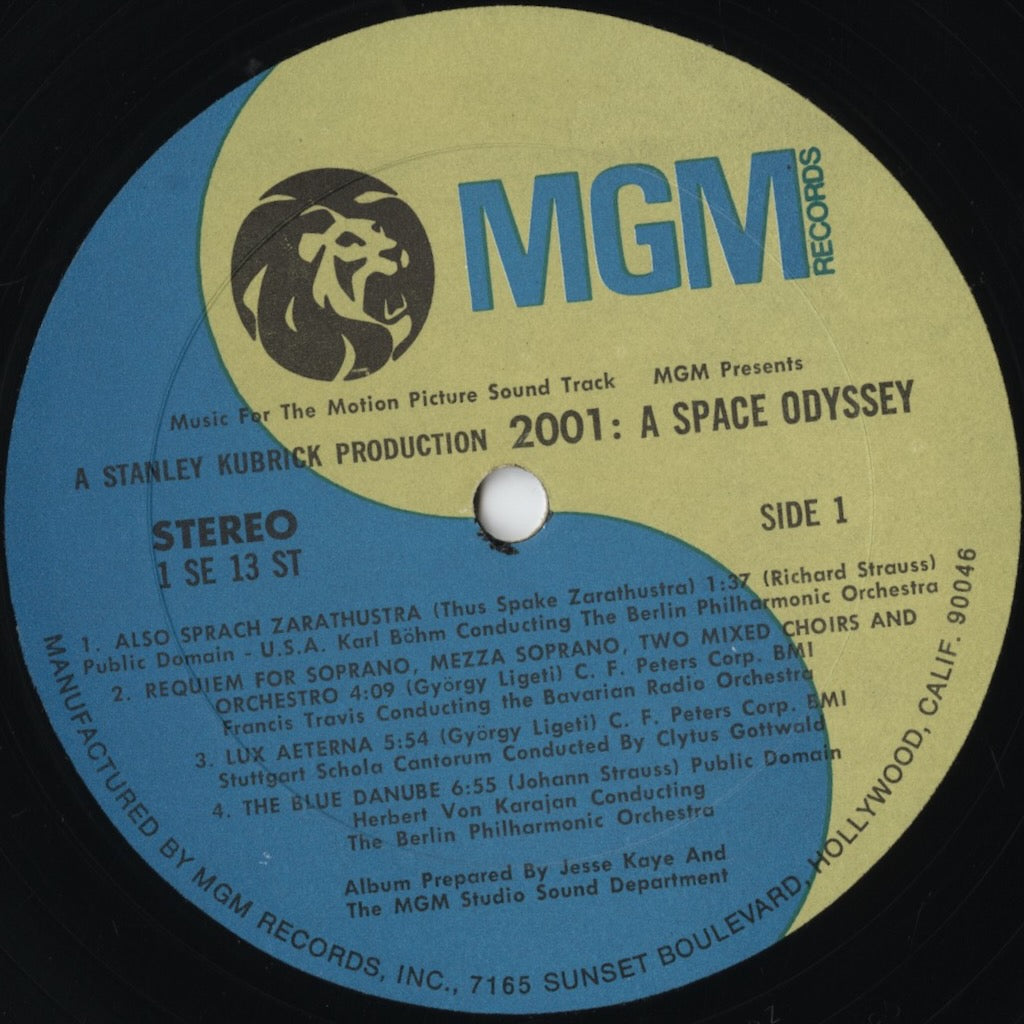 2001 A Space Odyssey -OST / 2001年宇宙の旅 サウンドトラック / Stanley Kubrick (S1E STX)