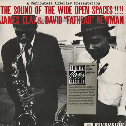 James Clay & David "Fathead" Newman - The Sound Of The Wide Open Spaces !!!! (OJC-257) 1986 US Riverside / Original Jazz Classics｜中古LP