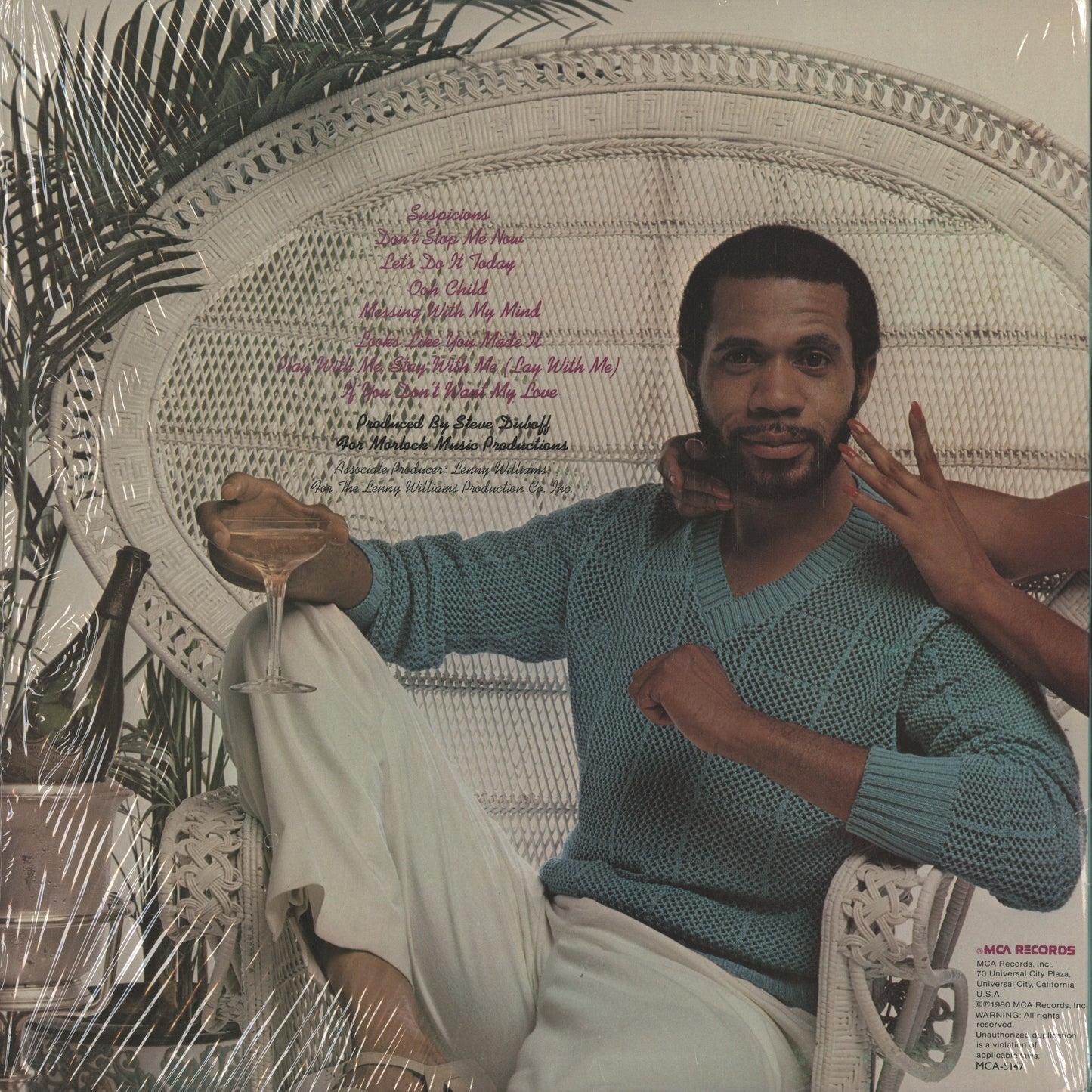 Lenny Williams - Let's Do It Today (MCA-5147) LP 1980 US MCA｜中古LP