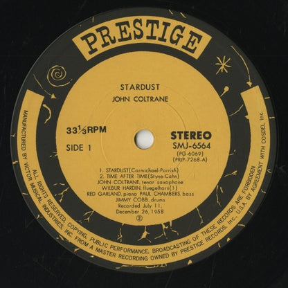 John Coltrane / ジョン・コルトレーン / Stardust (SMJ-6564)