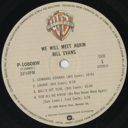 Bill Evans / ビル・エヴァンス / We Will Meet Again (P-10808W)