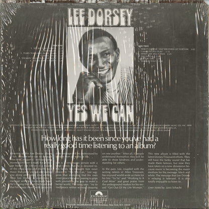 Lee Dorsey - Yes We Can (24-4042) LP 1970 US Polydor｜中古LP back
