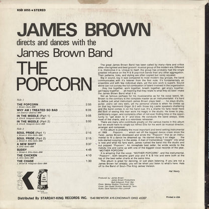 James Brown - The Popcorn (KSD-1055) 1969 US King｜中古LP