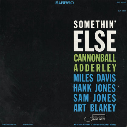 Cannonball Adderley / キャノンボール・アダレイ / Somethin' Else (BST-81595)