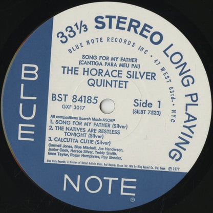 Horace Silver / ホレス・シルヴァー / Song For My Father (GXF-3017)