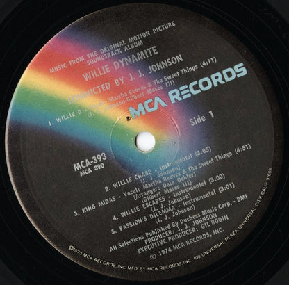 Willie Dynamite (OST) - Music: J.J. Johnson (MCA-393) LP 1974 US MCA｜中古LP