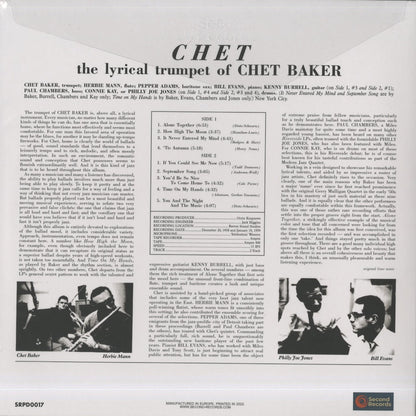 Chet Baker / チェット・ベイカー / Chet (SRPD0017)