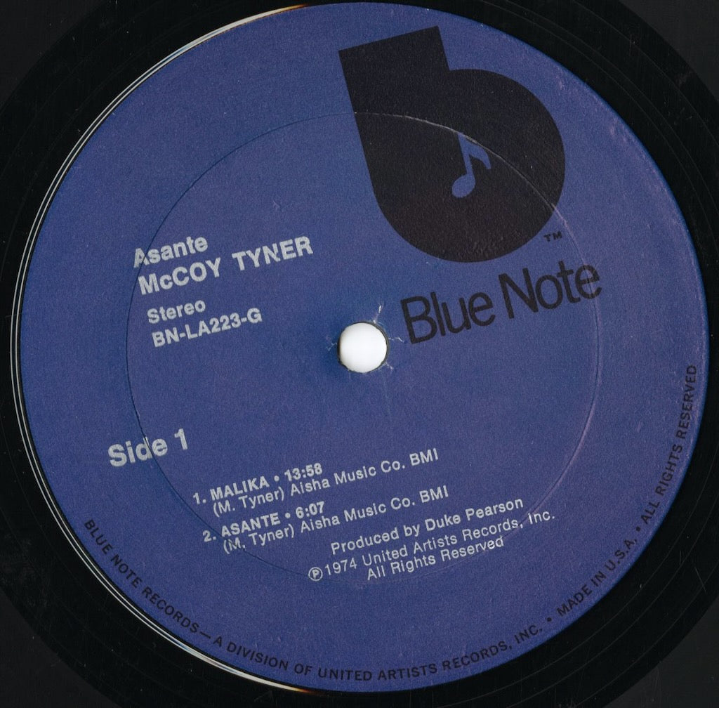 McCoy Tyner – Asante (BN-LA223-G) LP 1974 US Blue Note｜中古LP
