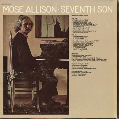 Mose Allison - The Seventh Son (PRT 10052) 1973 US Prestige｜中古LP