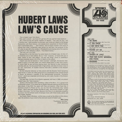 Hubert Laws - Laws' Cause (SD 1509) LP 1969 US Atlantic｜中古LP