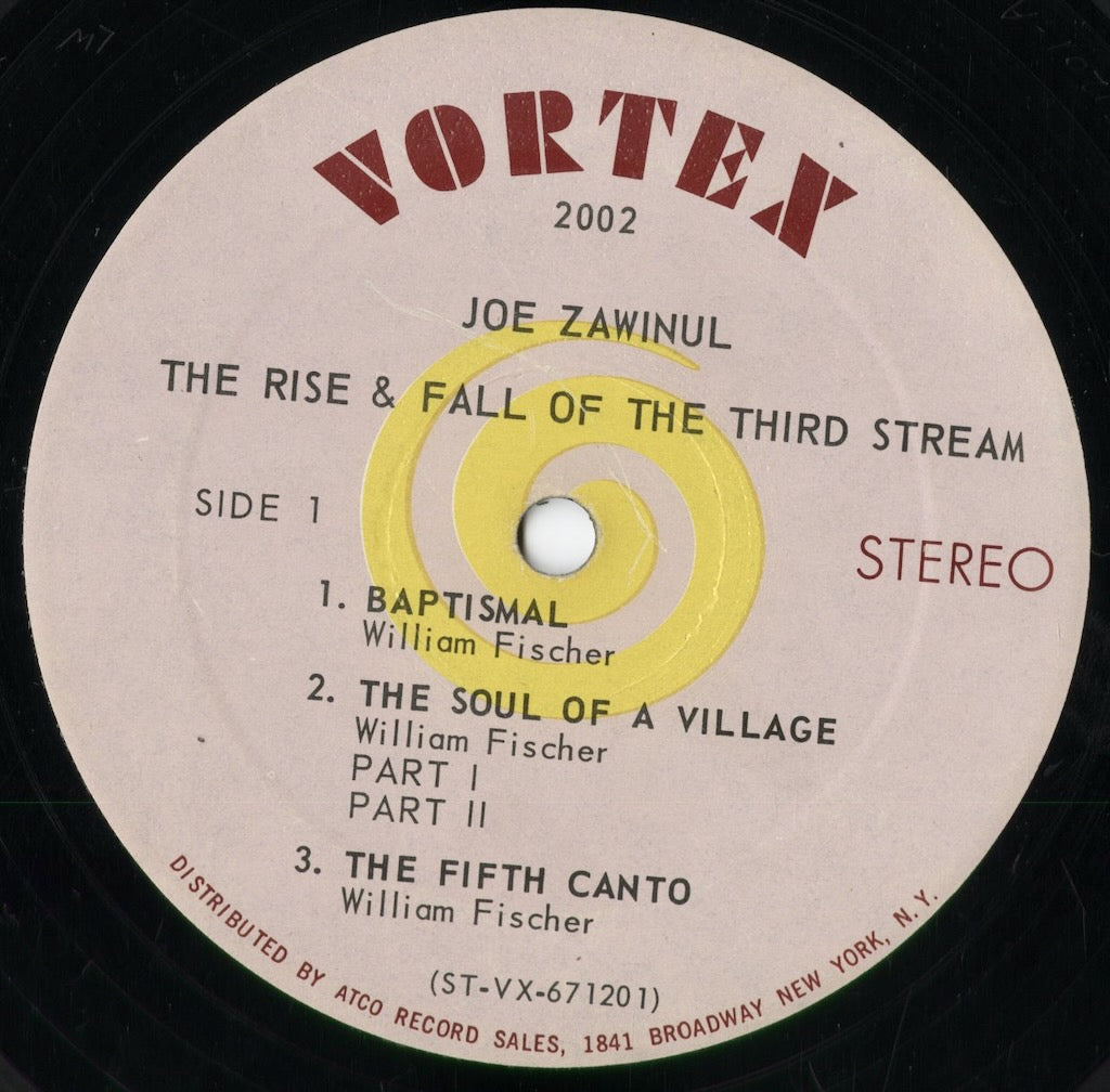 Joe Zawinul - The Rise & Fall Of The Third Stream (SD 2002) 1968 US Vortex｜中古LP