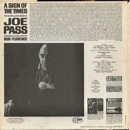 Joe Pass - A Sign Of The Times (WP-1844) 1966 US World Pacific MONO｜中古LP