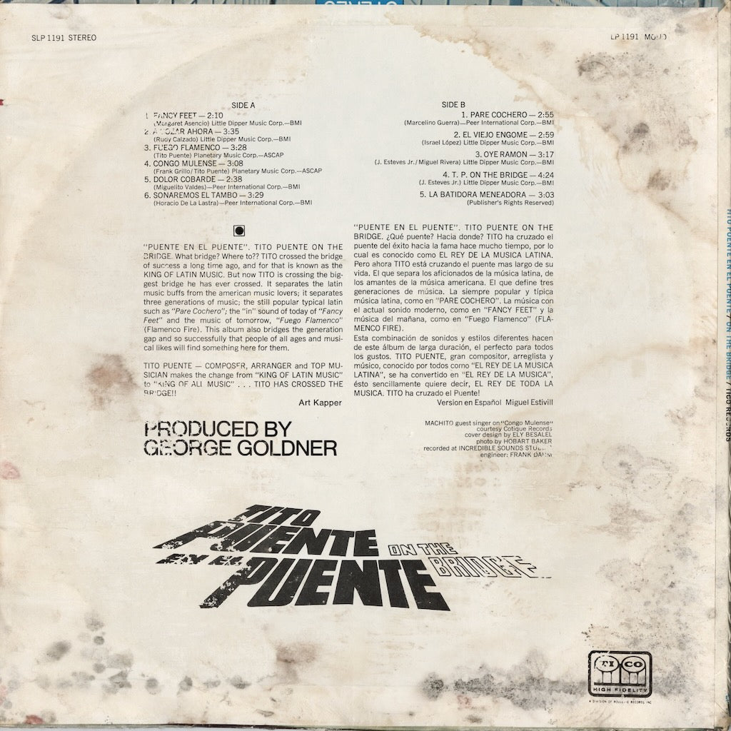 Tito Puente / ティト・プエンテ / On The Bridge (LP-1911)