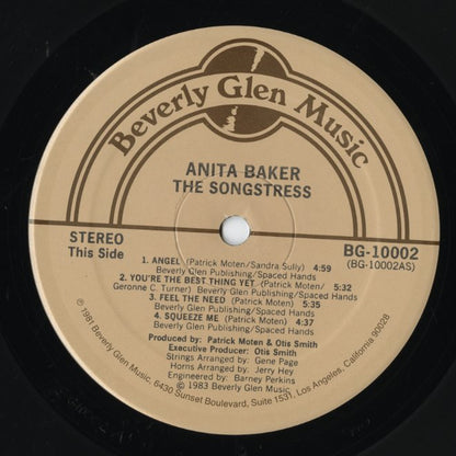 Anita Baker / アニタ・ベイカー / The Songstress (BG10002)