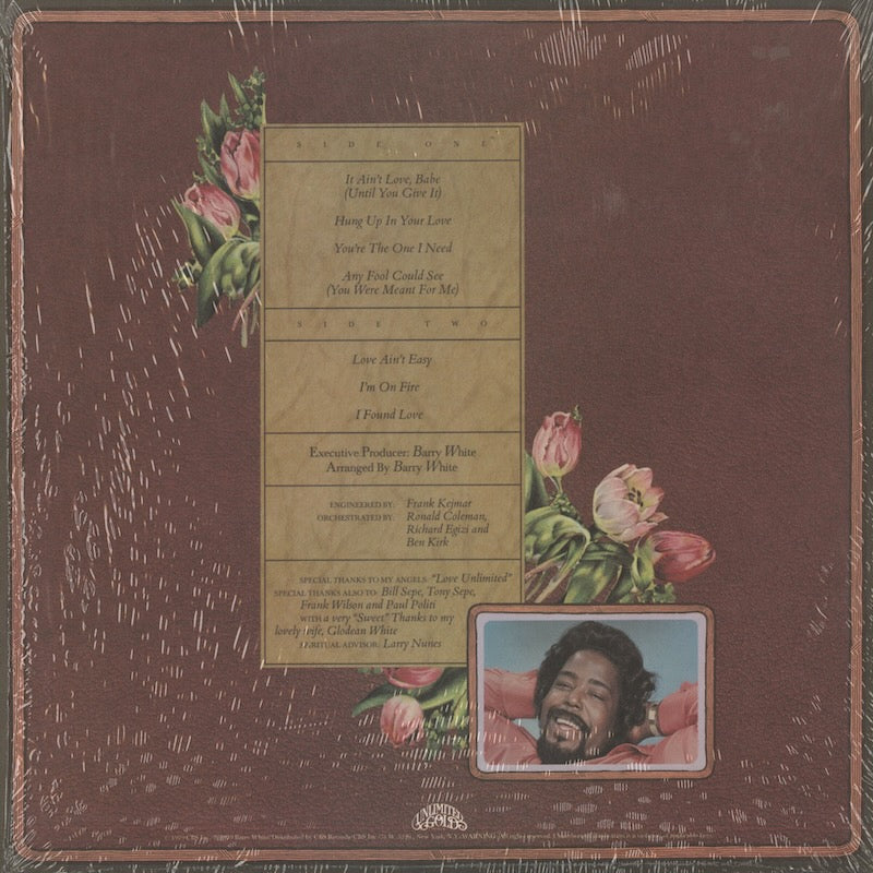 Barry White / バリー・ホワイト / The Message Is Love (JZ 35763)