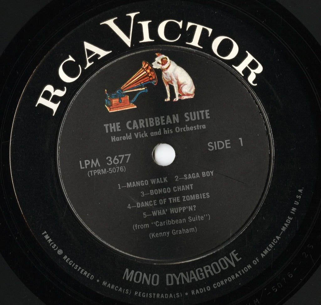 Harold Vick - The Caribbean Suite (LPM3677) 1967 US RCA Victor MONO｜中古LP