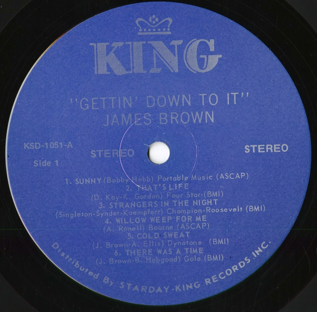 James Brown - Gettin' Down To It (KSD-1051) 1969 US King｜中古LP