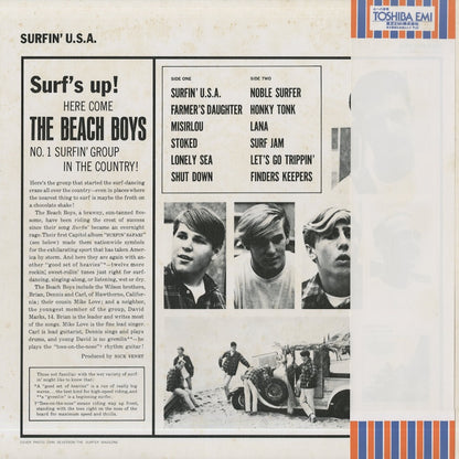 The Beach Boys / ビーチ・ボーイズ / Surfin' U.S.A. (ECS-70105)