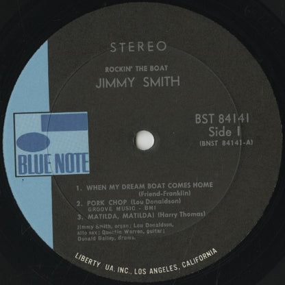 Jimmy Smith - Rockin' The Boat (BST 84141) LP 1970 US Blue Note｜中古LP