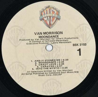 Van Morrison - Moondance (BSK 3103) 1980's US Warner Bros.｜中古LP