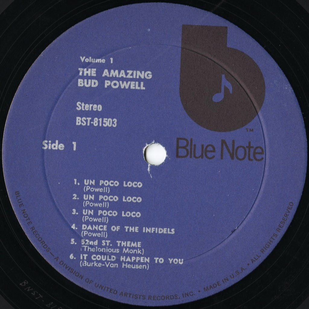 Bud Powell - The Amazing Bud Powell Volume 1 (BST-81503) LP 1973 US Blue Note｜中古LP